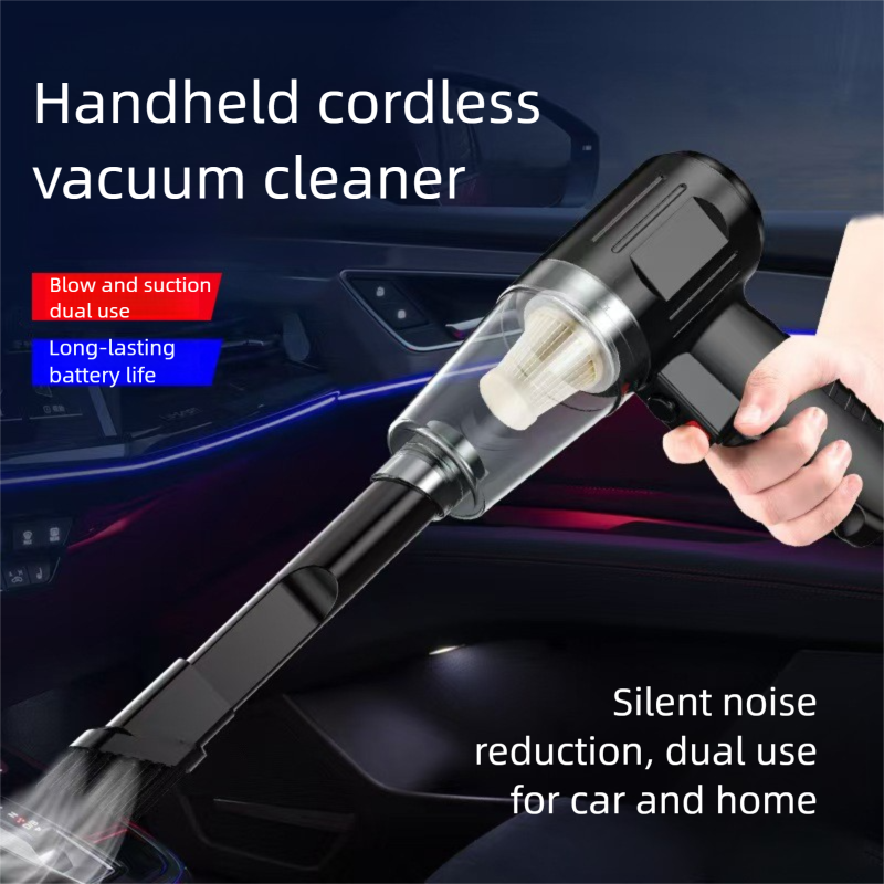 Mini Portable Pet Hair Remover Car Vacuum Cleaner Dual-Function Blower/Vacuum High-Power Cordless Handheld Rechargeable Suitable For Both Car And Home_voghion.com