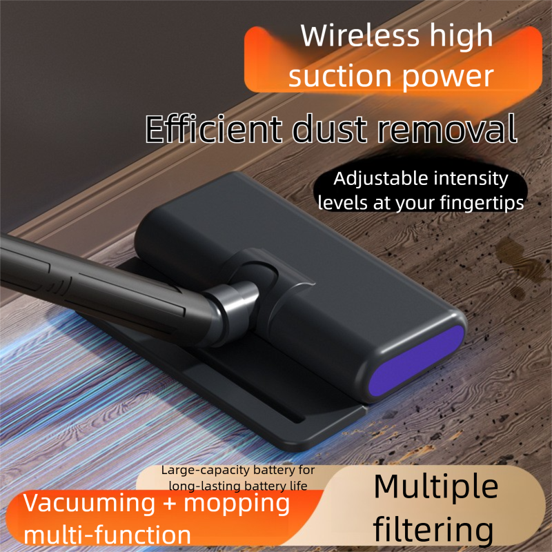 Aspirapolvere wireless integrato multifunzionale con aspirazione e trascinamento, grande aspirazione, piccolo portatile per uso domestico, per pavimenti e divani, Cathair, applicazione multi-scena_voghion.com