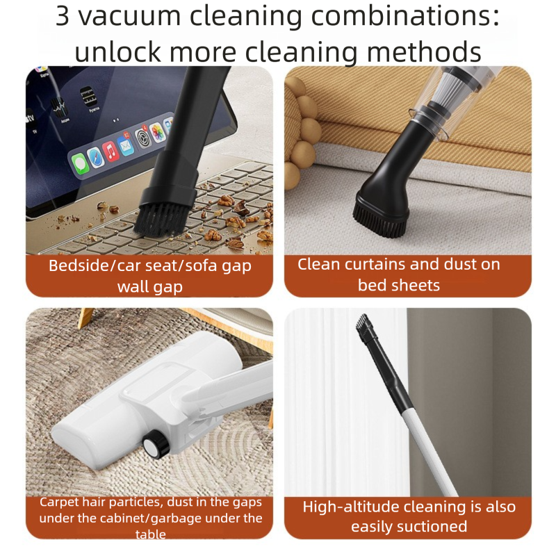 Nuovo aspirapolvere portatile senza fili portatile grande aspirazione multifunzionale per uso domestico piccolo integrato senza fili ricaricabile_voghion.com