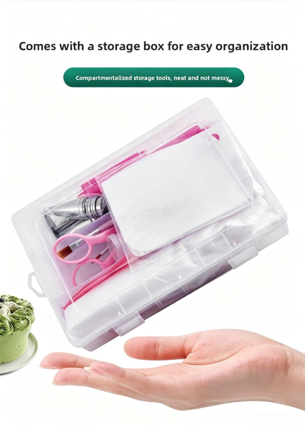 Kit de decoração de bolos em aço inoxidável_voghion.com