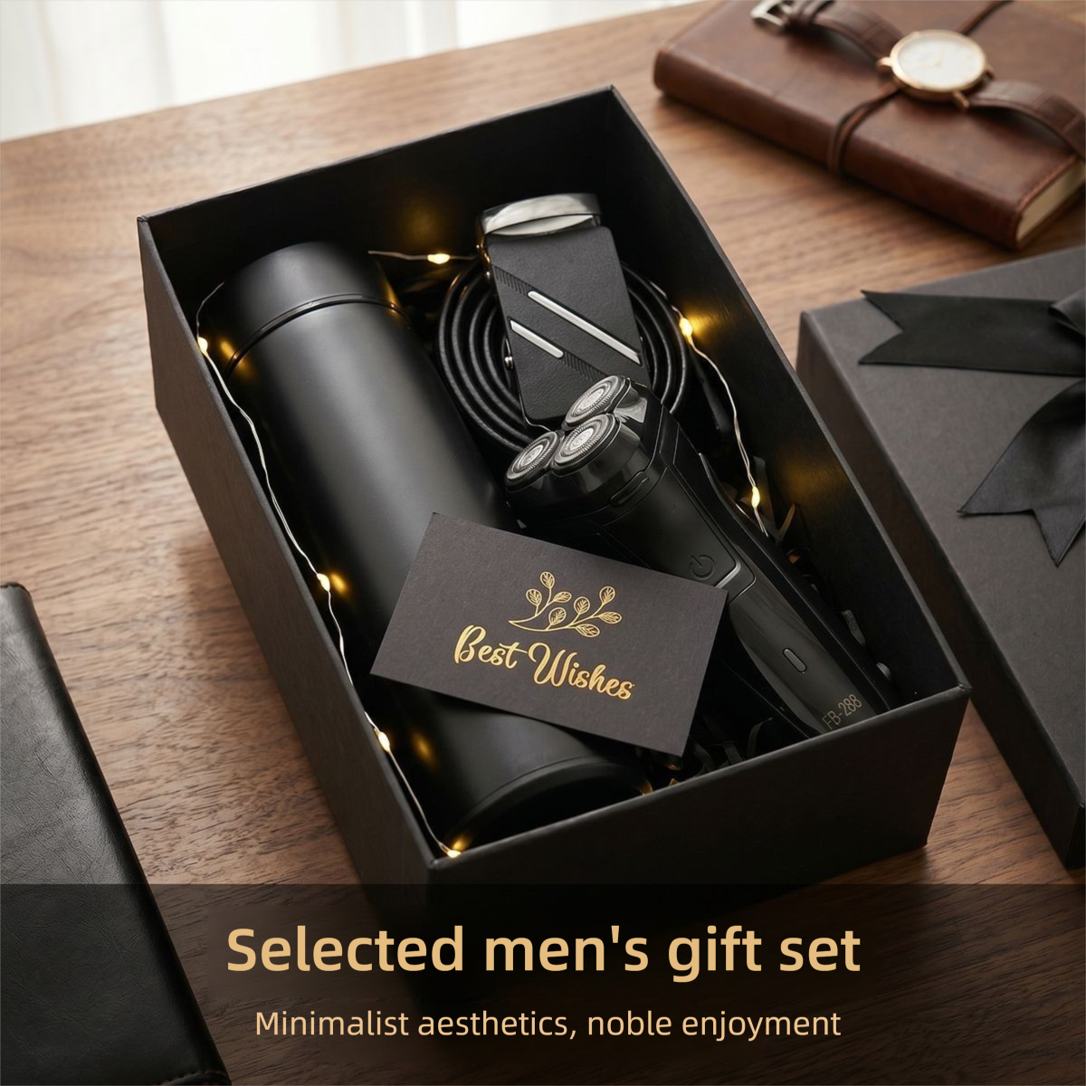 High-end Men’s Holiday Gift Set: Birthday Gift For Husband Or Boyfriend, Shaving Kit Gift Box—perfect For Father’s Day And Valentine’s Day._maomaolike.com