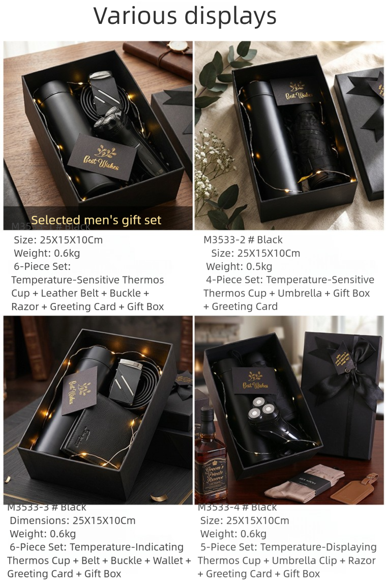 High-end Men’s Holiday Gift Set: Birthday Gift For Husband Or Boyfriend, Shaving Kit Gift Box—perfect For Father’s Day And Valentine’s Day._maomaolike.com