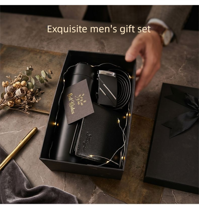 High-end Men’s Holiday Gift Set: Birthday Gift For Husband Or Boyfriend, Shaving Kit Gift Box—perfect For Father’s Day And Valentine’s Day._maomaolike.com