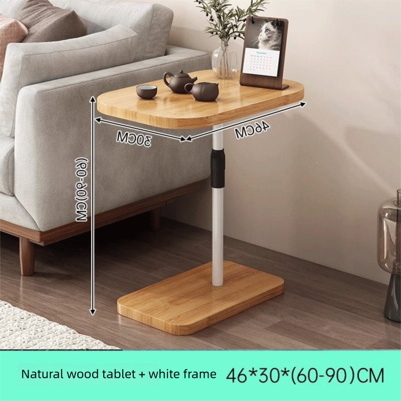 Table, Bedroom Bedside Table, Sofa Side Table, Lift-top Marble-edged Side Table, Coffee Table, Living Room Small Bedside Table For Home Use_voghion.com