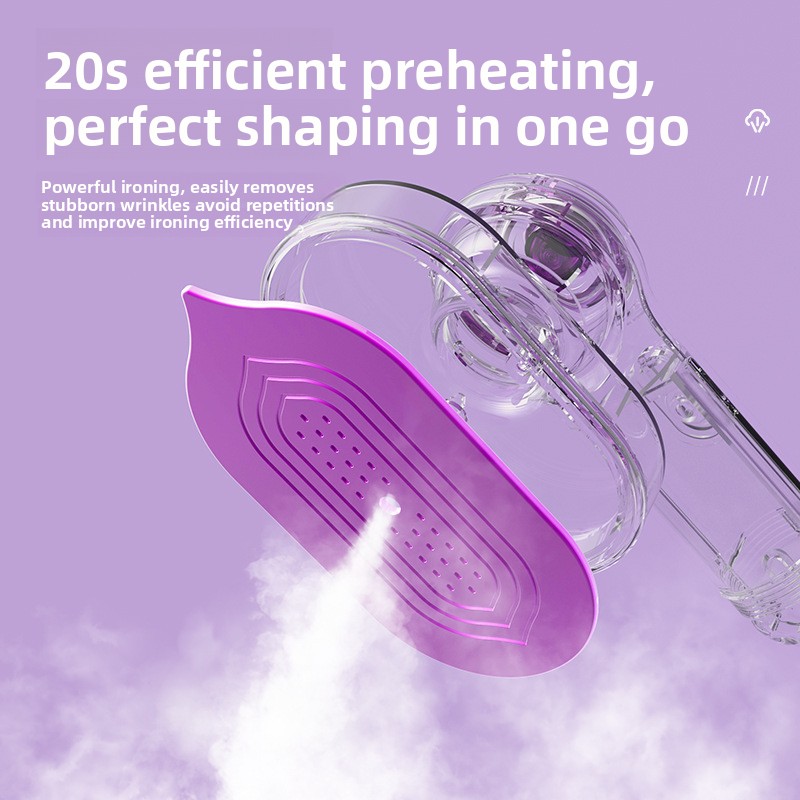Home Use Small Mini Portable Dry And Wet Dual-use Rotating Folding Atomizing Steam Electric Iron Garment Steamer_voghion.com