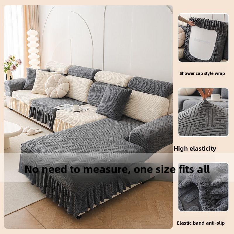 Copridivano elastico antiscivolo universale semplice antigraffio per quattro stagioni_voghion.com