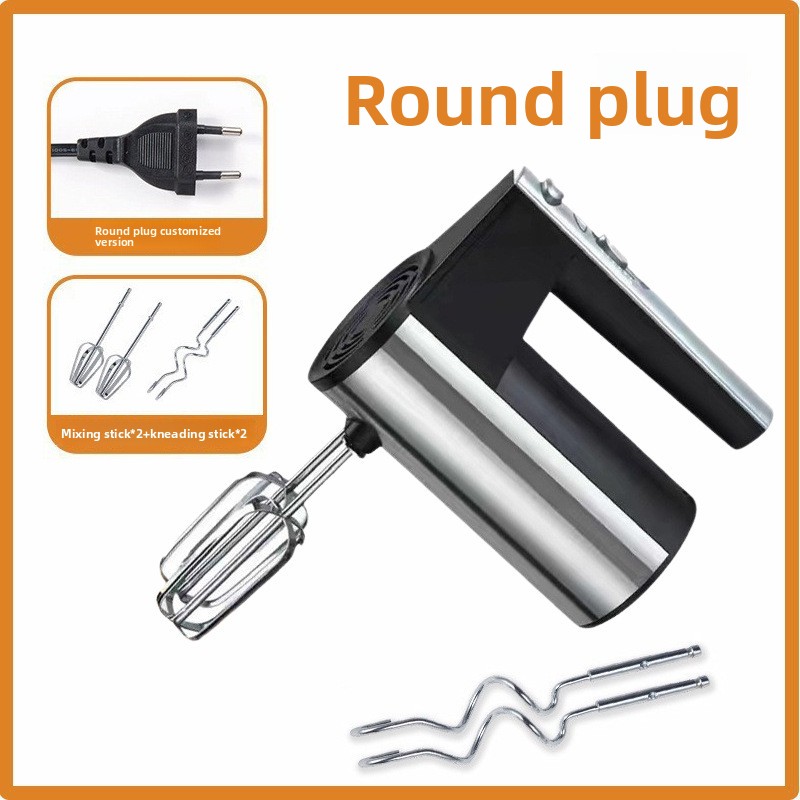 7-stufiger Hand-Eierquirl, Haushaltsback-Mini-Klein-Automatischer Sahnebereiter, Elektrischer Milchaufschäumer_voghion.com