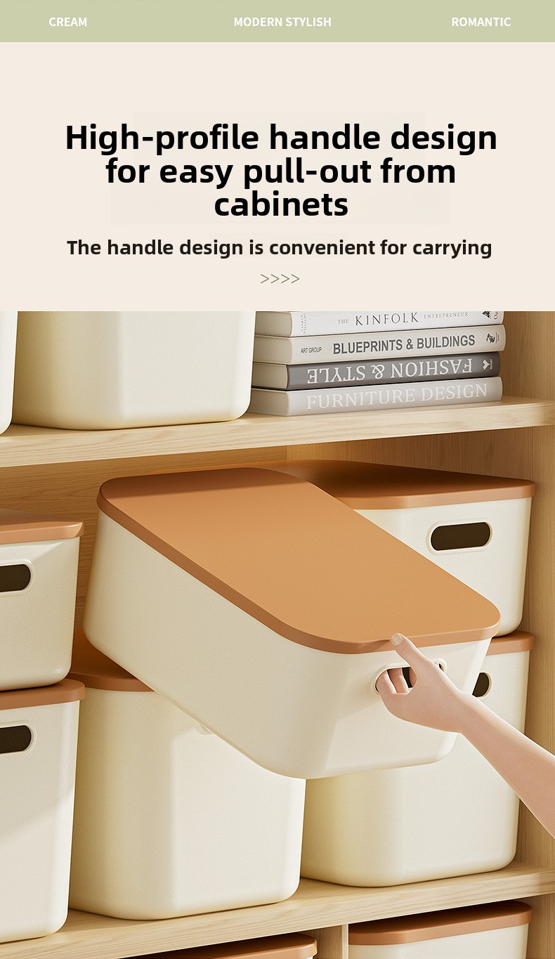 Storage Box With Lid For Home Organization And Desktop Storage_voghion.com