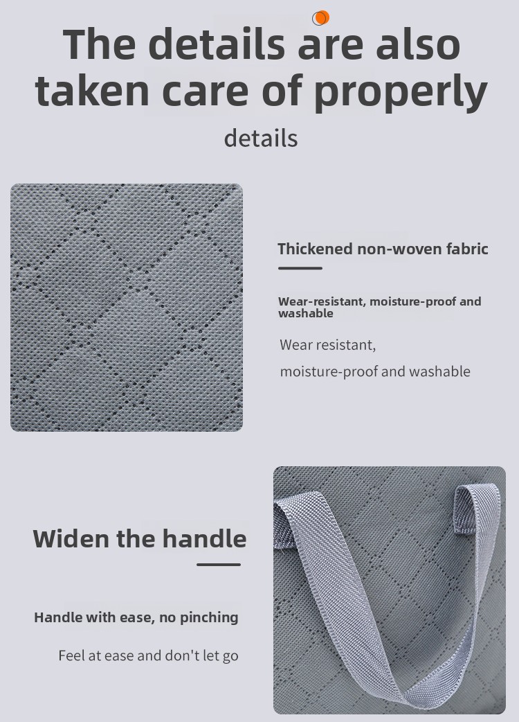 Storage Box For Clothes Household Fabric Transparent Visual Box_voghion.com