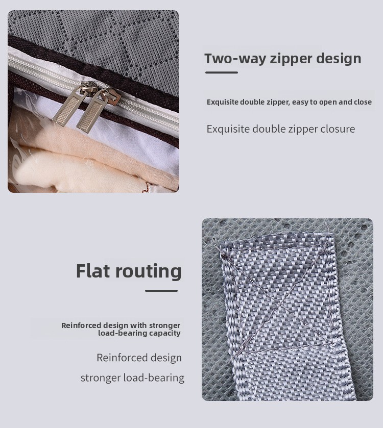 Storage Box For Clothes Household Fabric Transparent Visual Box_voghion.com