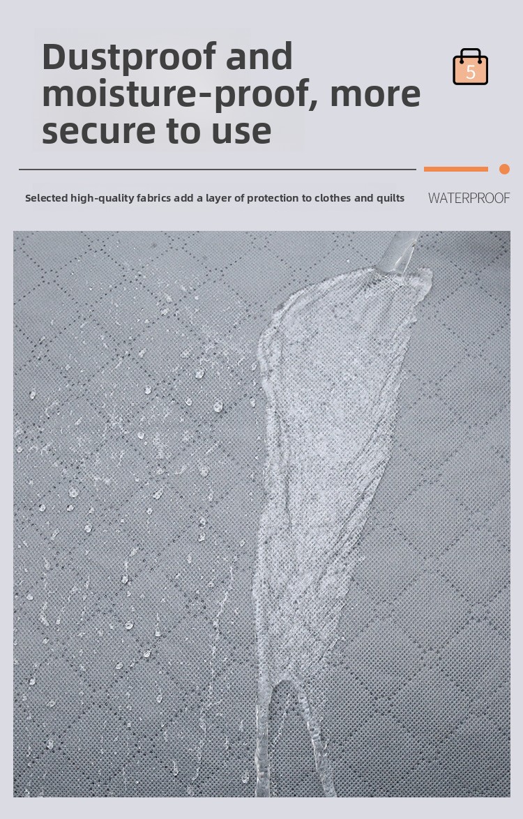 Storage Box For Clothes Household Fabric Transparent Visual Box_voghion.com