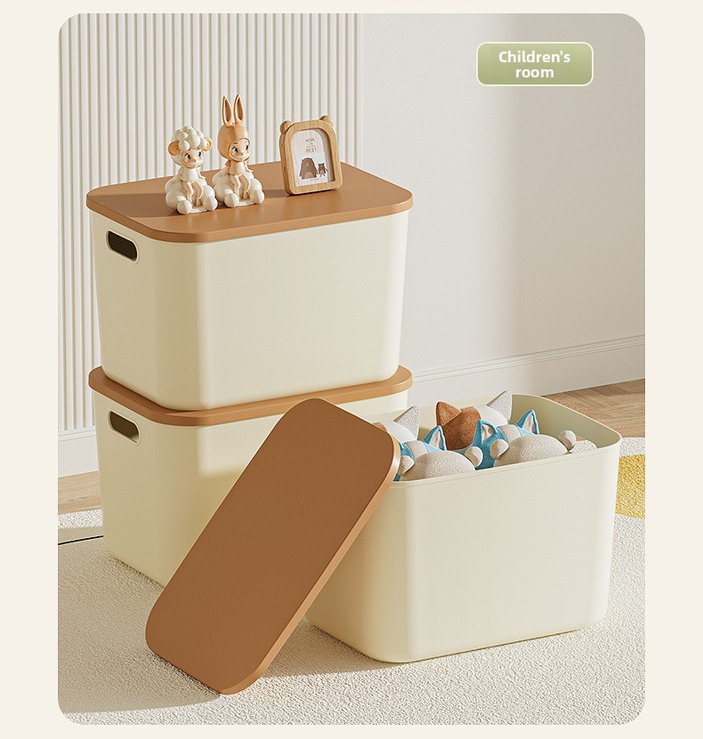 Storage Box With Lid For Home Organization And Desktop Storage_voghion.com
