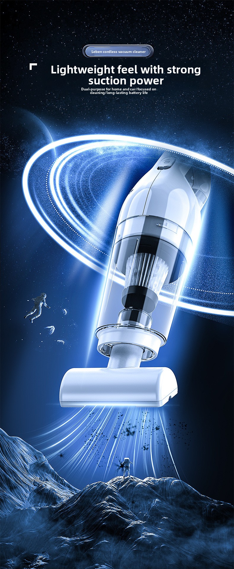 Draadloze handstofzuiger voor auto en huis voor dierenharen_voghion.com