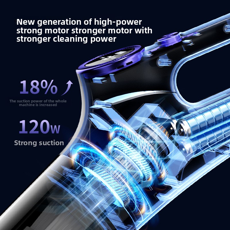 Aspirapolvere wireless integrato multifunzionale con aspirazione e trascinamento, grande aspirazione, piccolo portatile per uso domestico, per pavimenti e divani, Cathair, applicazione multi-scena_voghion.com
