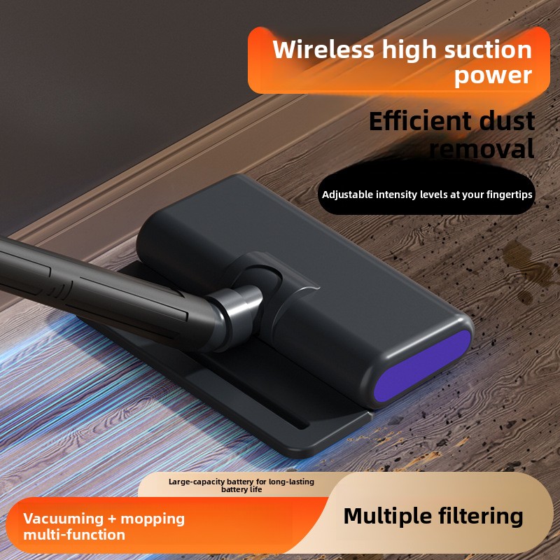 Aspirapolvere wireless integrato multifunzionale con aspirazione e trascinamento, grande aspirazione, piccolo portatile per uso domestico, per pavimenti e divani, Cathair, applicazione multi-scena_voghion.com