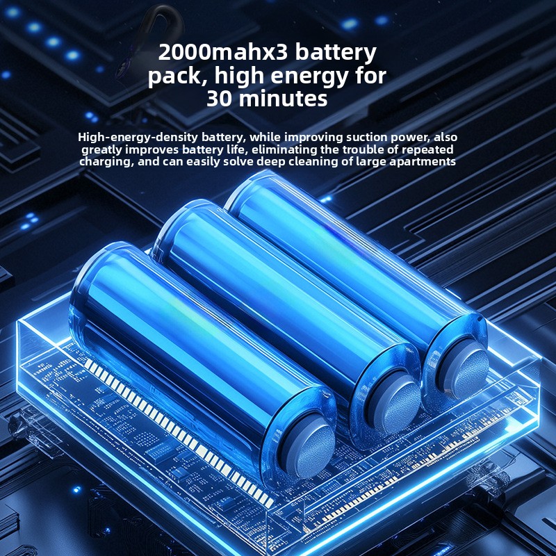 Aspirapolvere wireless integrato multifunzionale con aspirazione e trascinamento, grande aspirazione, piccolo portatile per uso domestico, per pavimenti e divani, Cathair, applicazione multi-scena_voghion.com