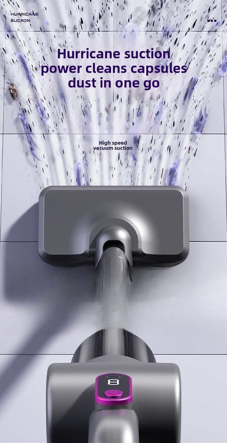 Powerful Handheld Vacuum Cleaner Wireless 4-in-1 Mite Remover_voghion.com