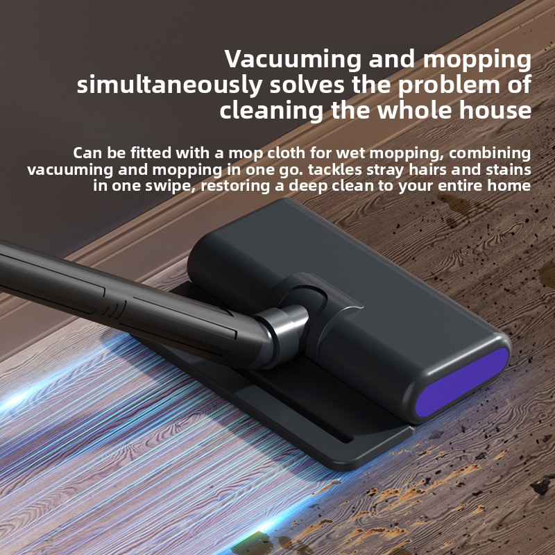 Aspirapolvere wireless integrato multifunzionale con aspirazione e trascinamento, grande aspirazione, piccolo portatile per uso domestico, per pavimenti e divani, Cathair, applicazione multi-scena_voghion.com