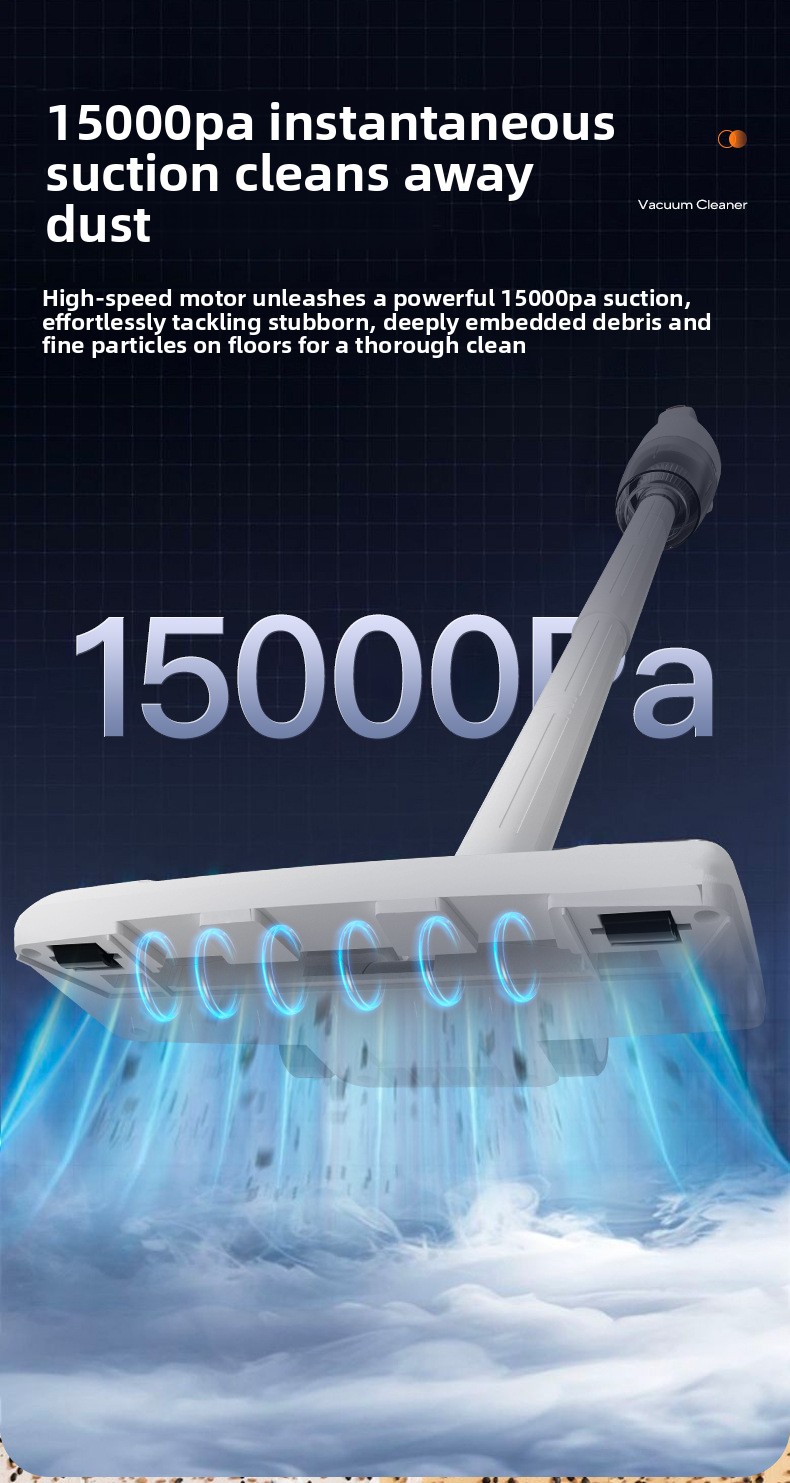 Nuovo aspirapolvere portatile senza fili portatile grande aspirazione multifunzionale per uso domestico piccolo integrato senza fili ricaricabile_voghion.com