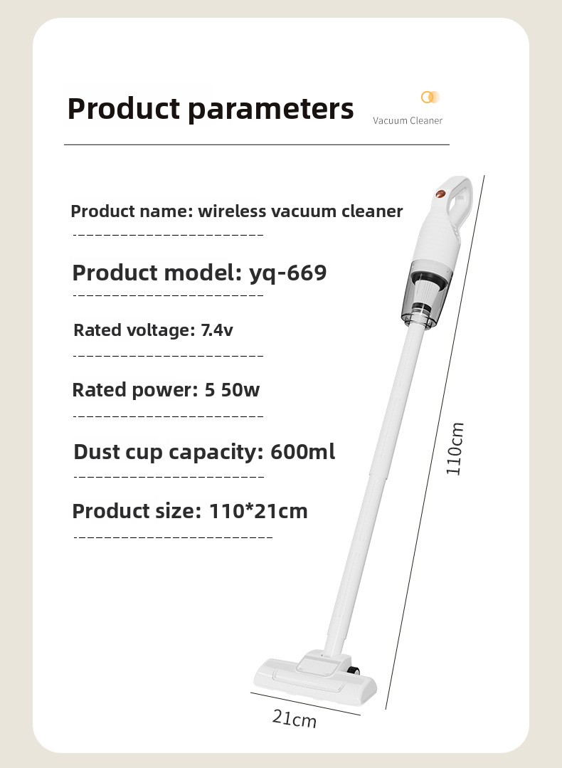 Nuovo aspirapolvere portatile senza fili portatile grande aspirazione multifunzionale per uso domestico piccolo integrato senza fili ricaricabile_voghion.com