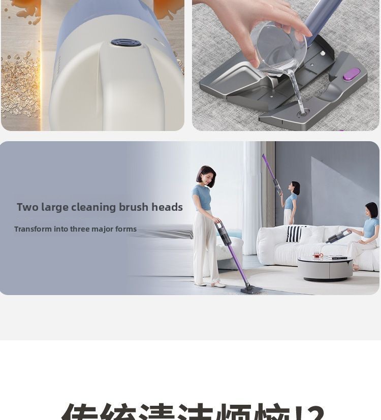 Wireless Vacuum Cleaner For Home With Dust Display And Mop_voghion.com