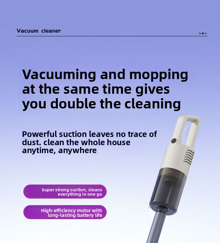 Wireless Vacuum Cleaner For Home With Dust Display And Mop_voghion.com