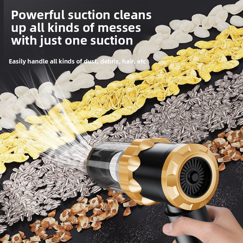 New Car Vacuum Cleaner Household Large Suction Washing And Blowing Dual-purpose Dust Collector Cleaning High-power Dust Collector_voghion.com