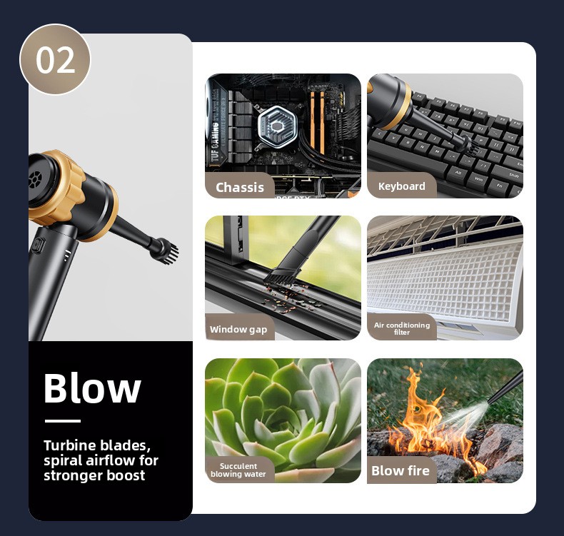 Car And Home Vacuum Cleaner With Powerful Suction And Blower_voghion.com