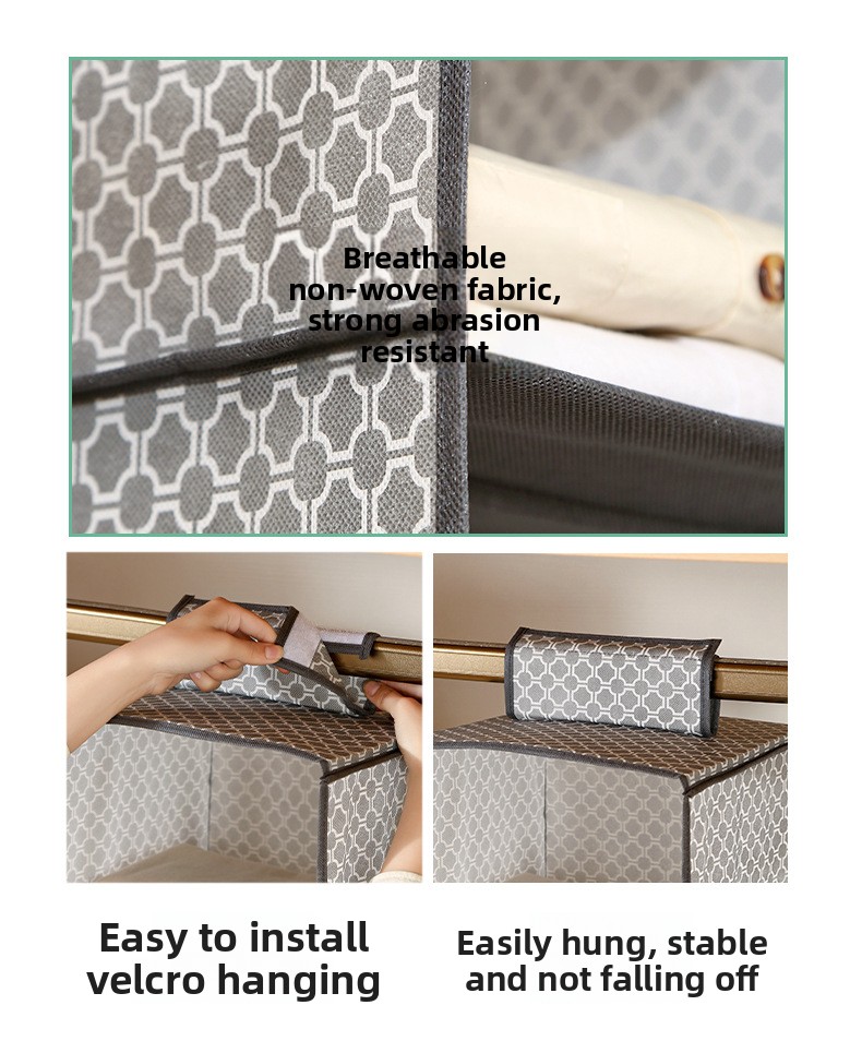 Storage Hanging Bag Household Wardrobe Multi-layer Hanging Clothes Storage Bag Dormitory Foldable Storage Hanging Bag_voghion.com