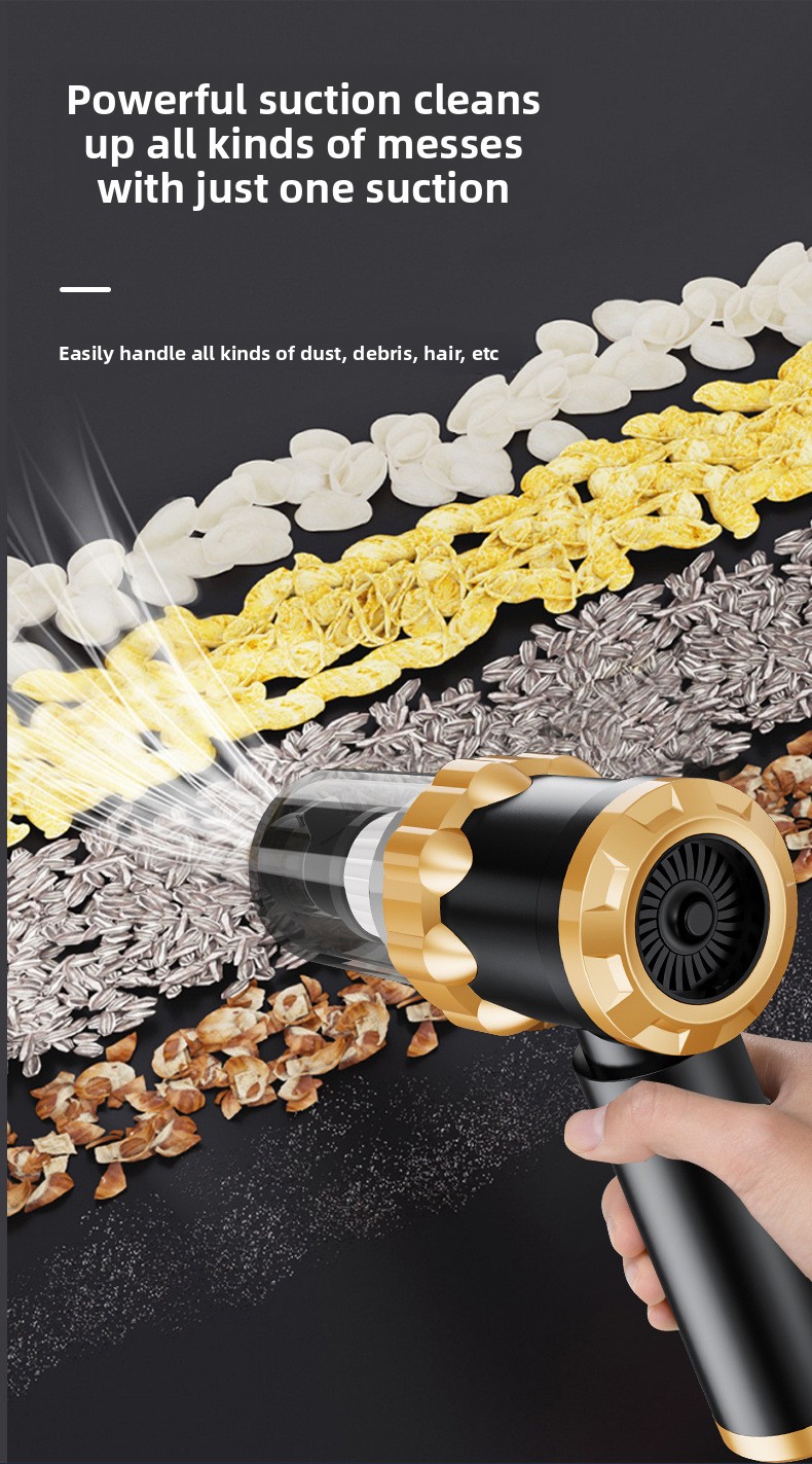 Car And Home Vacuum Cleaner With Powerful Suction And Blower_voghion.com