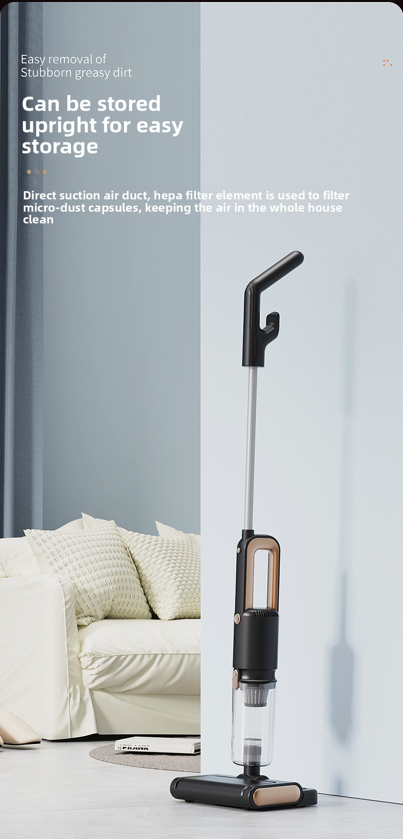 Powerful Handheld Vacuum Cleaner For Deep Cleaning And Dust Removal_voghion.com