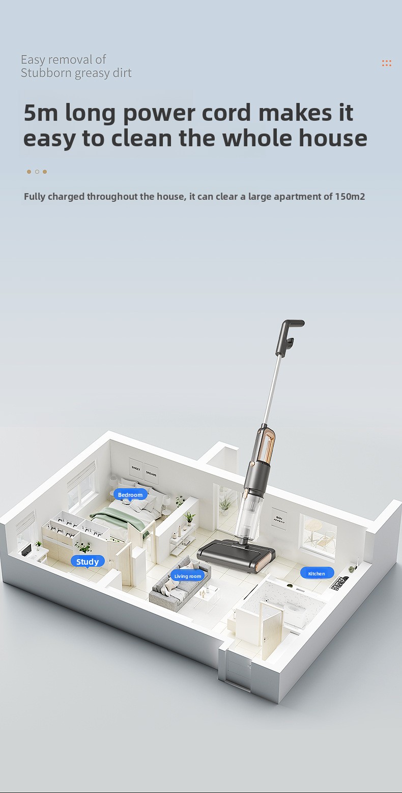 Powerful Handheld Vacuum Cleaner For Deep Cleaning And Dust Removal_voghion.com