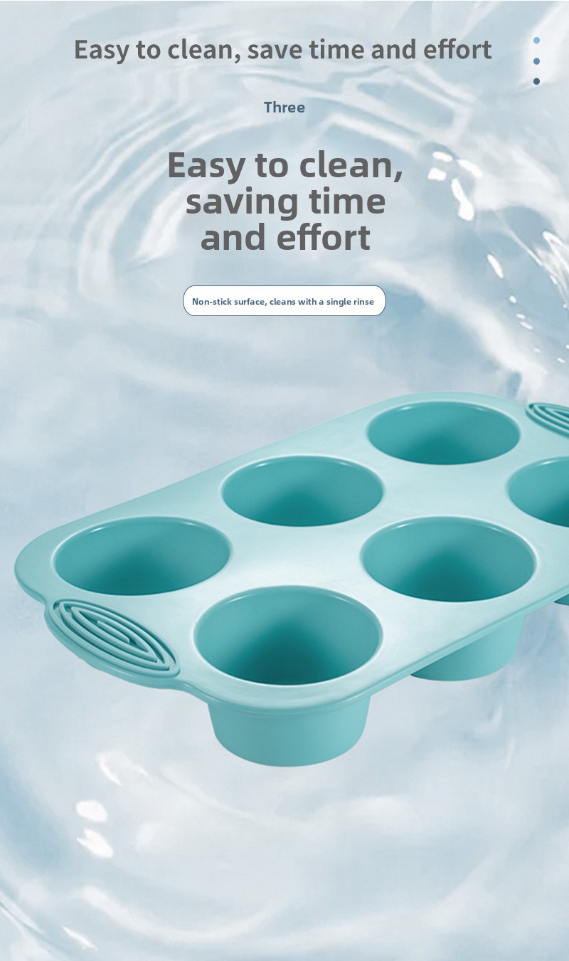 Silicone Cake Mold Non Stick Reusable Baking Tray For Kitchen_voghion.com
