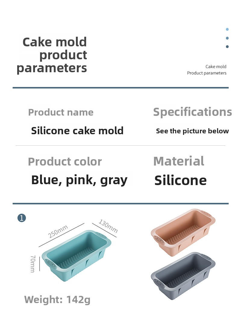 Silicone Cake Mold Non Stick Reusable Baking Tray For Kitchen_voghion.com