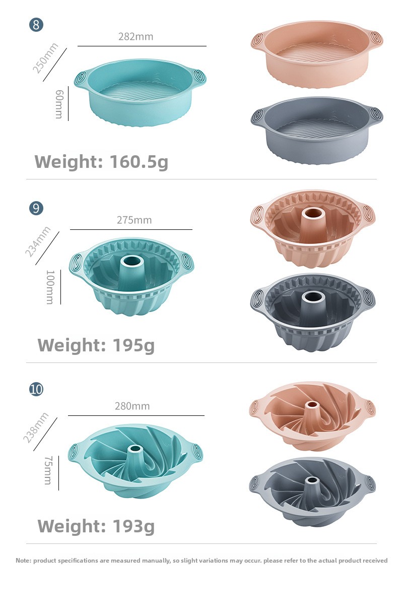 Silicone Cake Mold Non Stick Reusable Baking Tray For Kitchen_voghion.com