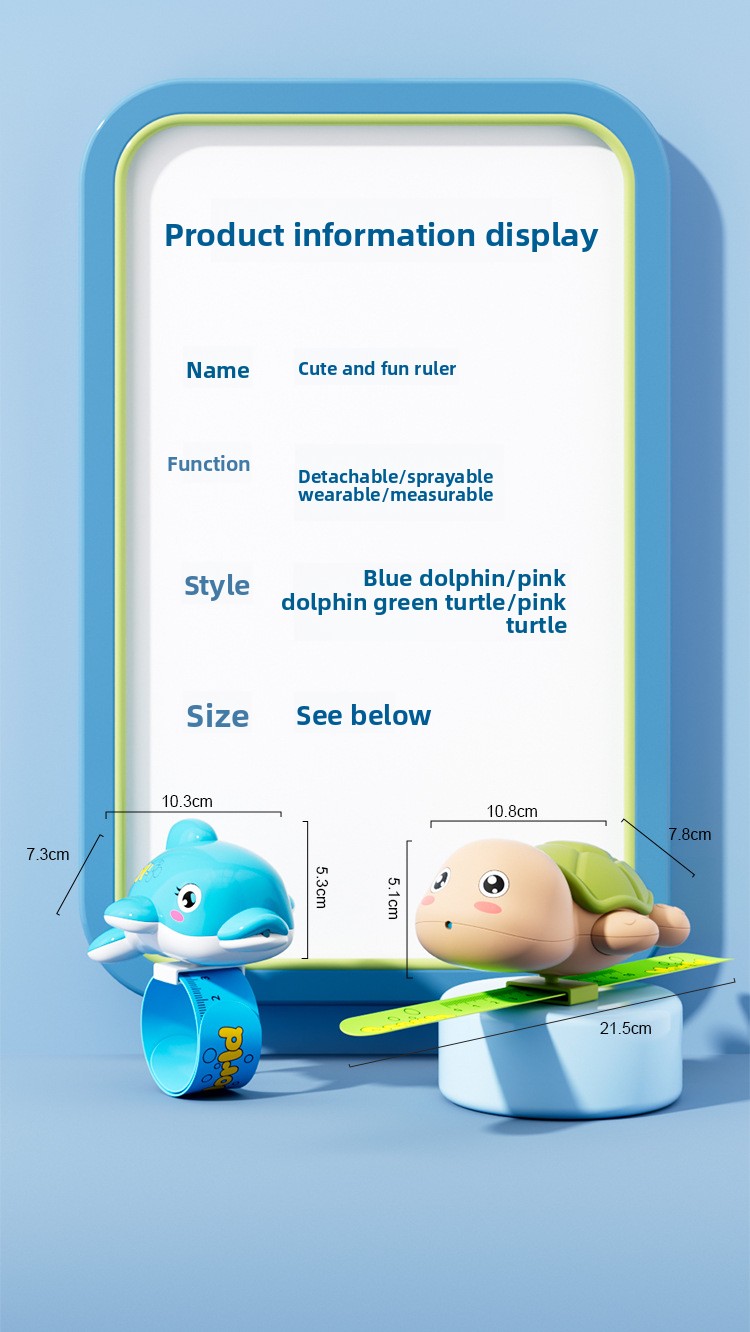 Summer Cartoon Turtle And Dolphin Water Gun Wrist Sprayer_voghion.com