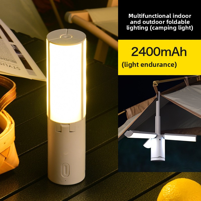 Outdoor Folding Multi-Function Camping Lamp, Tent Light, Camp Lantern, Handheld Hanging Light, Student Dormitory Lighting_voghion.com