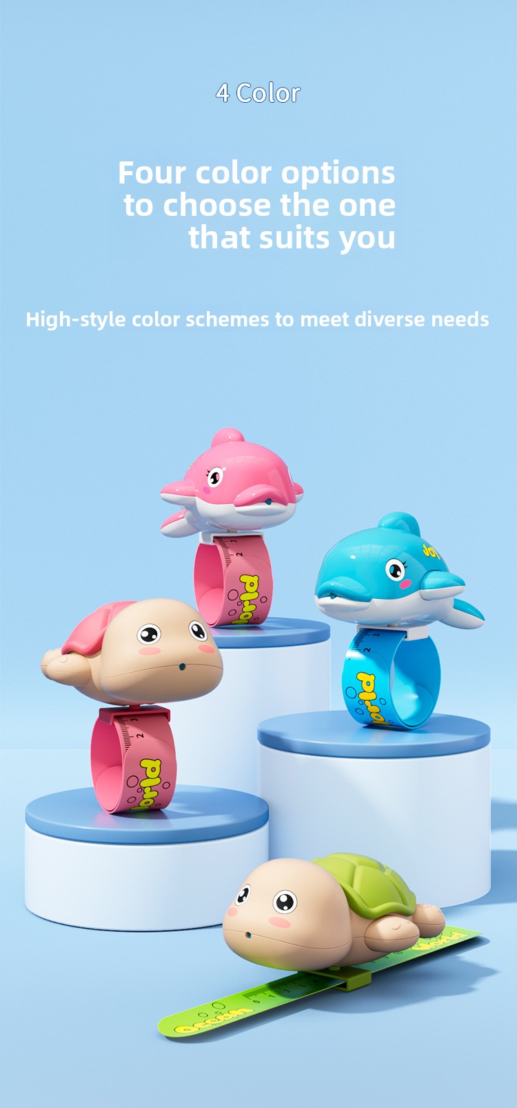 Summer Cartoon Turtle And Dolphin Water Gun Wrist Sprayer_voghion.com