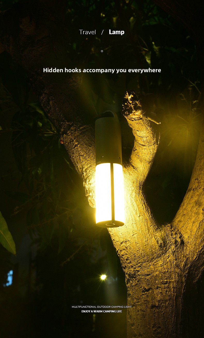 Outdoor Folding Multi-Function Camping Lamp, Tent Light, Camp Lantern, Handheld Hanging Light, Student Dormitory Lighting_voghion.com