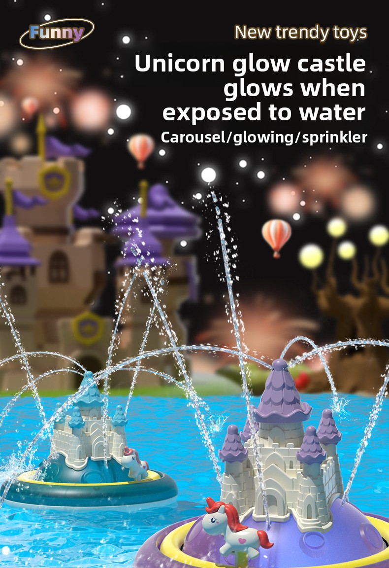 Jouet de bain licorne à jet d eau pour bébé et enfant_voghion.com