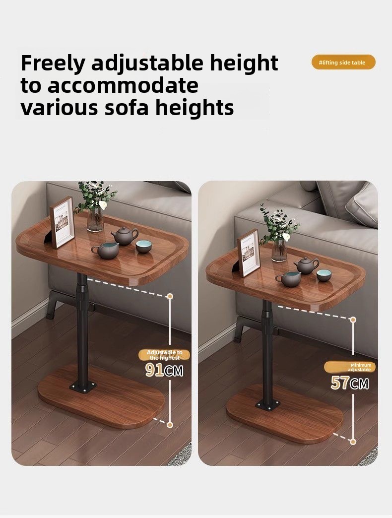 Marble Bedside Table With Lift-top Design For Living Room_voghion.com