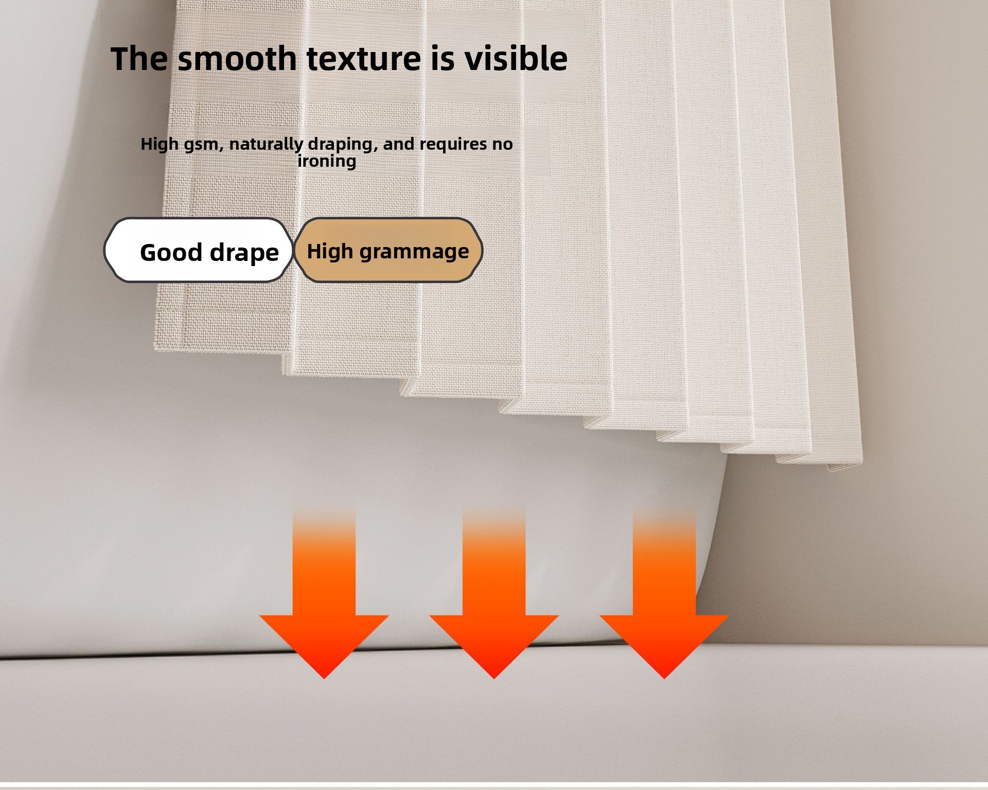 Bathroom Shower Curtain Foldable Waterproof Fabric Magnetic_voghion.com
