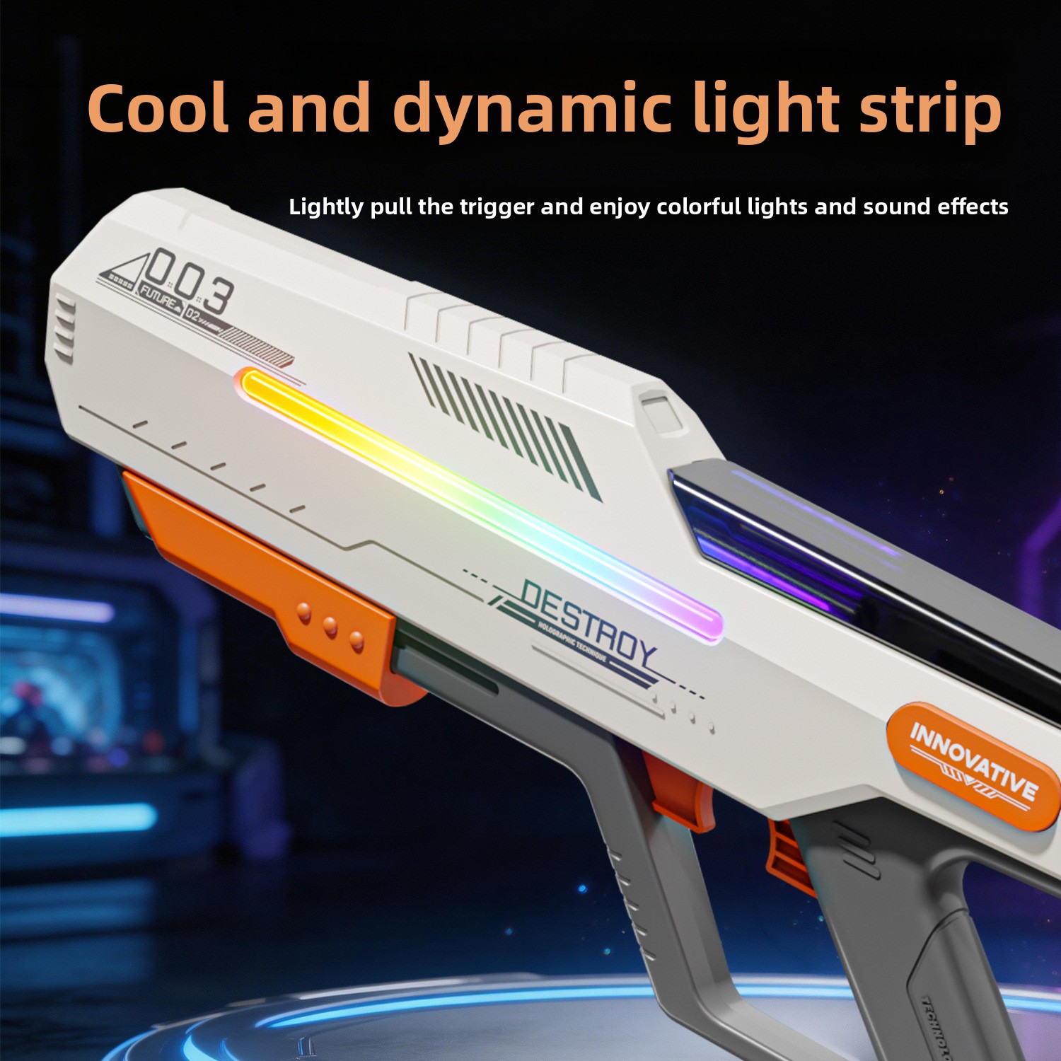 Electric Pulse Water Gun Automatic Large Capacity Toy For Summer_voghion.com