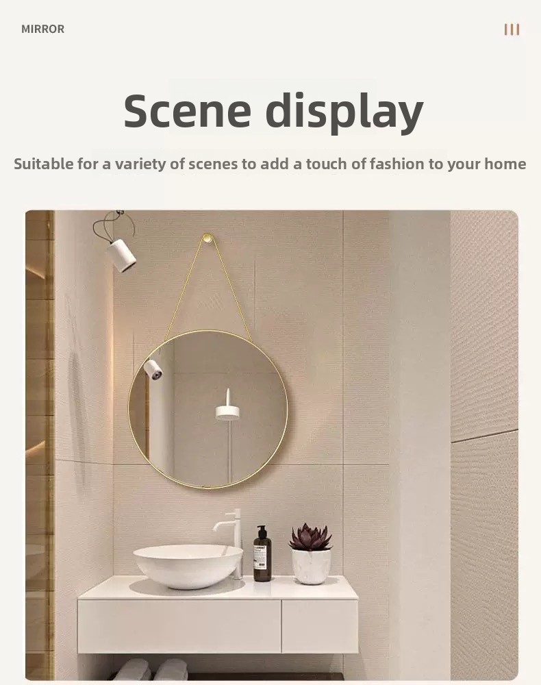 Specchio a parete rotondo per decorazione camera e cabina_voghion.com