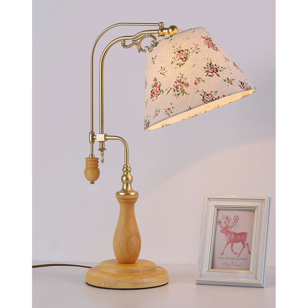 Französischer Palast, amerikanisches Land, künstlerisches Lesen, Nachttisch, pastorale Prinzessin, nordischer Stil, klassische Tischlampe_voghion.com