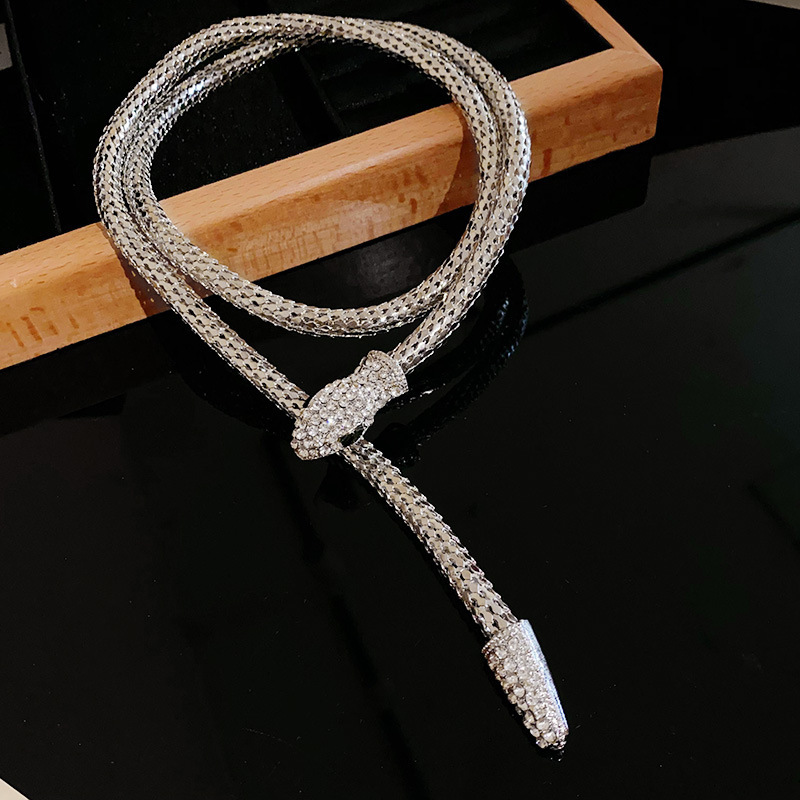 Collier ras du cou géométrique rond à motif floral, style punk exagéré, inspiré de la mode européenne et américaine._voghion.com