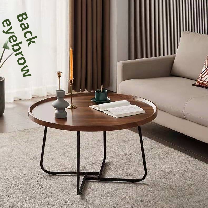 Premium Multifunktionale Moderne Einfache Wohnzimmer Hause Kleine Wohnung Runde Kombination Kaffee Tee Tisch_voghion.com