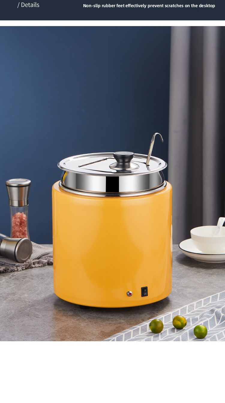 Electronic Warmer No Water Needed Stainless Steel Insulated Bucket Electric Self-service Constant Temperature Breakfast_voghion.com