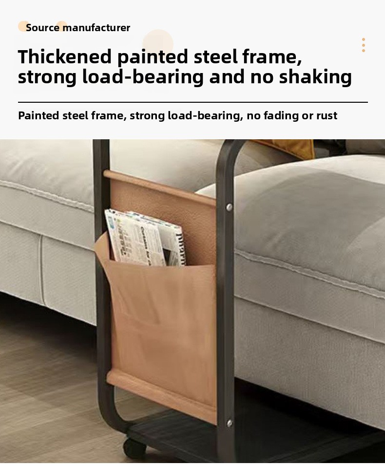 Étagère de rangement pour la maison, table de chevet moderne et simple pour appartement, rangement pour chambre et salon, sur pied_voghion.com