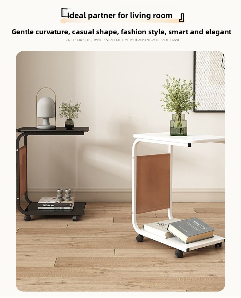 Étagère de rangement pour la maison, table de chevet moderne et simple pour appartement, rangement pour chambre et salon, sur pied_voghion.com